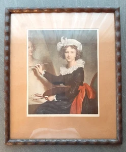 Elisabeth Louise Vigée Le Brun Selbstportrait an der Staffelei Bild Holzrahmen - Bild 1 von 6