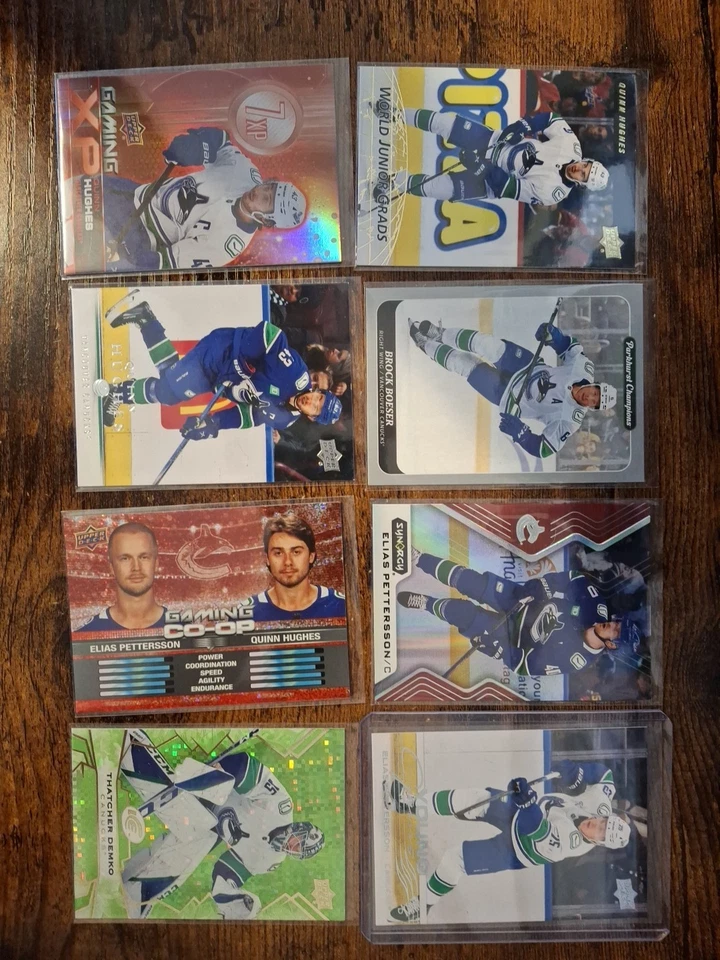 Vancouver Canucks Lot Of 8 Cards As Pictured **Combine Ship ** - Image 1 of 4