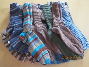 Calcetines, calcetines de hombre, calcetines de punto, hechos a mano, diferentes patrones, talla 46/47 - Imagen 1 de 12