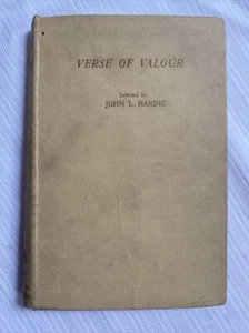Verse Of Valour Selected By John L Hardie Hardcover 1943 - Foto 1 di 8