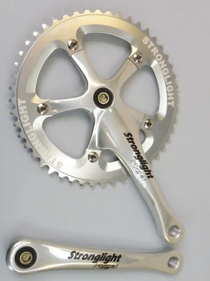 Stronglight Mygal Messenger  170 / 48 1/8" Chainset  / NOS  Track bicycle — 第 1/4 张图片