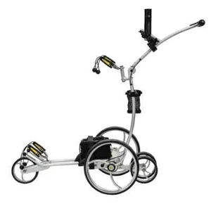 2025 Bat Caddy X8R Advanced Lithium XL Silver Remote Control Electric Golf Cart - Picture 1 of 18