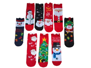 Ladies Christmas Novelty Socks Secret Santa Party Stocking Filler Xmas Girls - Picture 1 of 12