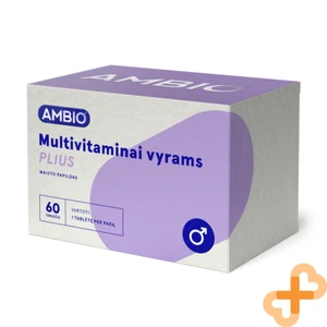 AMBIO Multivitamin Multimineral Complex Men 60 Tablets Fertility Testosterone - Picture 1 of 12