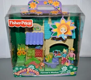 Fisher Price Sweet Streets Country Farmers Market Figure Play Set G6151 NOS US8 - Picture 1 of 10