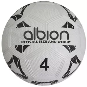 Nylon Wound Dimple Football Sizes 3/4/5 White - Picture 1 of 6