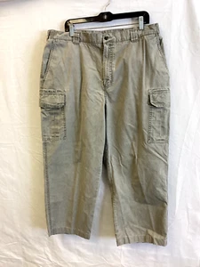 LL Bean Cargo Pants Cotton Outdoor Camp Hike Workwear mens 40x32 - Picture 1 of 7