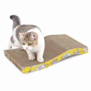 1pcs Cardboard Cat Scratchers for Indoor Cats Reversible Scratch Pad with Catnip - Picture 1 of 9