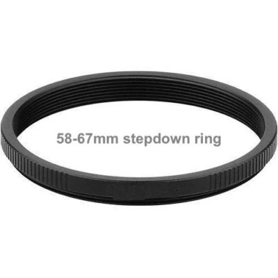 58-67 adapter ring to use 67mm lenses on 58mm thread lens - Image 1 of 2