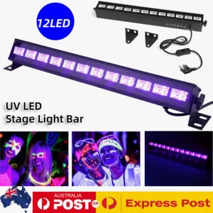 12LED UV Black Light Bar Super Bright Stage Light DJ Party Club Home Decor AUS - Picture 1 of 11