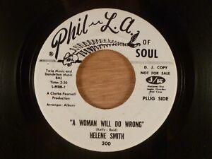 Helene Smith A Woman Will Do Wrong/Like A Baby Promo Deep Soul Phil L.A. Of Soul