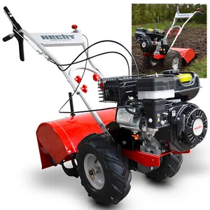 Gartenfräse Benzin 50 cm Breite 6 PS Acker Boden Motor Fräse Hacke Kultivator - Bild 1 von 12