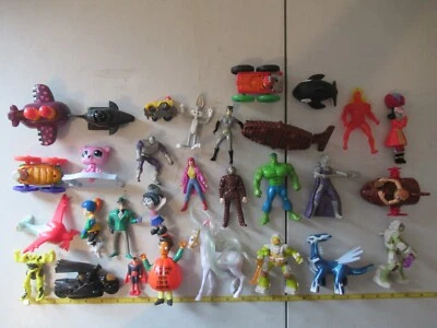 McDonald's Happy Meal y otros juguetes de comida rápida lote de 30 Pitufos Disney Marvel++ Foto 1 de 3