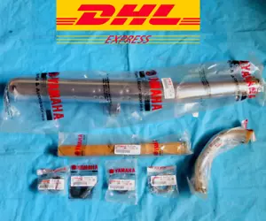 YAMAHA RX135 RX125 RXK RXS115 RX115 RX SPESIAL MUFFLER EXHAUST ASSY NEW Genuine - Picture 1 of 5