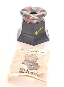 Museum Bakelite Ashtray No-fume England Advertising DUNLOP 1930s Patent UNUSED - Picture 1 of 13