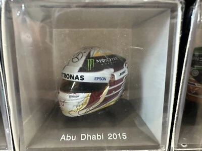Lewis Hamilton Abu Dhabi 2015 1:8 Helmet Spark Limited Edition Mercedes F1 - Bild 1 von 3