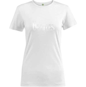 BEATLES Ladies Fitted T Shirt Gloss White Logo L or XXL Free UK Postage - Picture 1 of 3