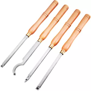 VEVOR 4pcs Wood Turning Tools for Lathe Carbide Tipped Tools Wood Lathe Chisels - Picture 1 of 12