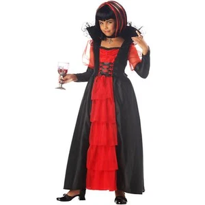 Regal Vampira Girls Childs Costume -Large Plus(10-12) Vampire Dracula Dress NEW - Picture 1 of 2