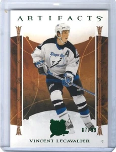 2022-23 Artifacts Emerald #163 Vincent Lecavalier - Picture 1 of 2