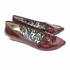 anne klein red flats