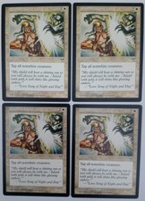 MTG Magic the Gathering BLINDING LIGHT X4 (Mirage White) Sorcery
