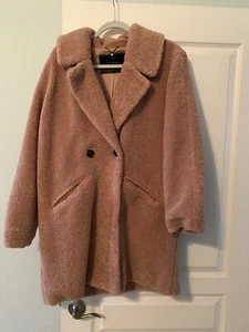 Lucky Brand Womens L Missy Teddy Bear Faux Fur Jacket - Picture 1 of 4