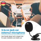 Mini Car Microphone Useful Car Audio Microphone Black for Vehicle DVD GPS Player