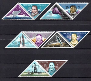 Jordan 1964 set space/moon/Raumfahrt stamps (Michel 427/36) MNH - Picture 1 of 1