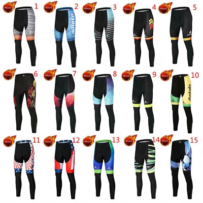 Miloto Men's Winter Cycling Trousers Gel Padded Thermal Cycling Tights Leggings - Image 1 of 4