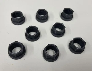 Sprint Car Mettec Titanium 1/2"-20 Hex Flange Jet Nut with 9/16" Hex- Set of 8 - Picture 1 of 1