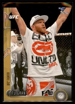 2015 Topps UFC MMA Chronicles GOLD Parallel #82 TJ Grant #50/88 - Image 1 of 2