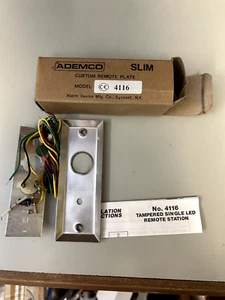 NEW ADEMCO 4116 Slim Custom Remote Plate - Picture 1 of 1