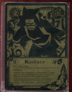 Kankuro Black & Gold Foil Promo 461 New Sealed Naruto CCG - Picture 1 of 6