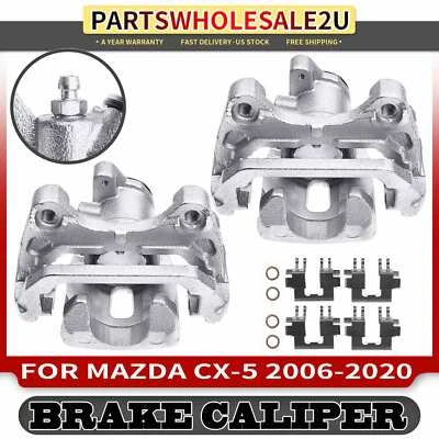 2x Pinzas de freno de disco traseras izquierda y derecha con soporte para Mazda CX-5 2016-2023  Foto 1 de 4