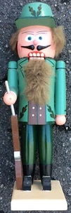 Nußknacker Förster / Jäger aus Holz, wohl Erzgebirge 1940er/1950er Jahre - Picture 1 of 2