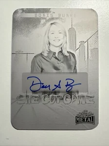 2024 Leaf Women Of Sport Doris Burke She Got Game Auto Black Printing Plate 1/1 - Picture 1 of 6