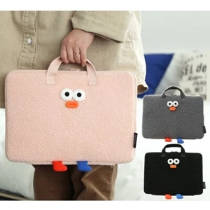 Branch Brother Pompom 13 Inch Laptop Case Cute Boucle Design with Handles - Picture 1 of 14
