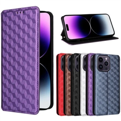 Magnetic Bling Wallet Cover Case for Huawei Nova 11 13 Pura 70 Mate 60 50 P60 - Image 1 of 4