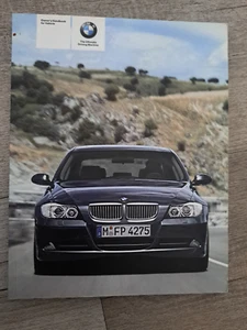 BMW 3 SERIES SALOON & TOURING HANDBOOK / OWNERS MANUAL 2005 2008 / 182 PAGES - Picture 1 of 4