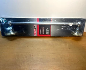 Delta 18" Towel Bar Chrome & Brass No. 74520CB NEW - Picture 1 of 5