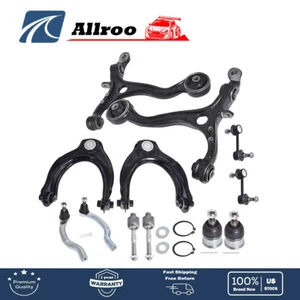 Suspension Kit Front Lower Upper Control Arm Ball Joint For Honda Accord 2008-12 - Picture 1 of 8