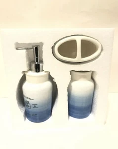RXLVCKY Badezimmer-Set, 4-teilig Luxus marineblau Keramik Badezimmer - Bild 1 von 4