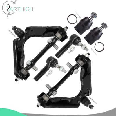 6Pcs Front Control Arm And Ball Joint Tie Rod For 2000-2003 Dodge Dakota Durango - Image 1 of 4