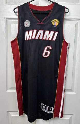 Adidas LeBron James Miami Heat Finals 2012/2013 Away Authentic Jersey Rev 30 Cover