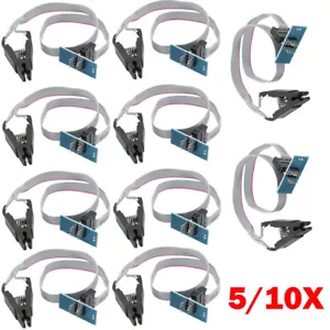 5/10Pc SOIC8 SOP8 Test Clip Adapter For EEPROM programming on USB Programmer HOT - Picture 1 of 17