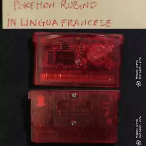 POKEMON RUBIS Francese gioco per Game Boy Advance originale GBA BATTERIA NUOVA - Foto 1 di 1