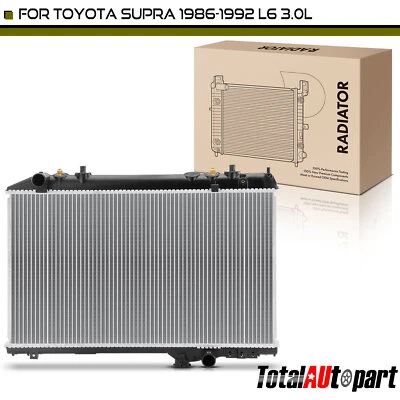 Radiador con enfriador de aceite de transmisión para Toyota Supra 1986 1987 1988-1992 L6 3,0 L Foto 1 de 4