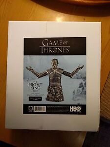 HBO GAME OF THRONES THE NIGHT KING BUST SILVER SDCC 2016 EXCLUSIVE BRAND IN HAND