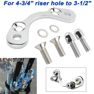 Springer Handlebar Tree Adapter Front End Clamp 3.5" Riser Kit For Harley Bobber - Picture 1 of 9